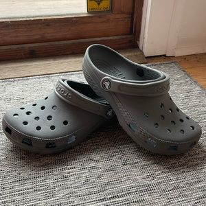 Slate Grey Classic Crocs